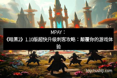 MPAY：《暗黑2》1.10版超快升级刺客攻略：颠覆你的游戏体验